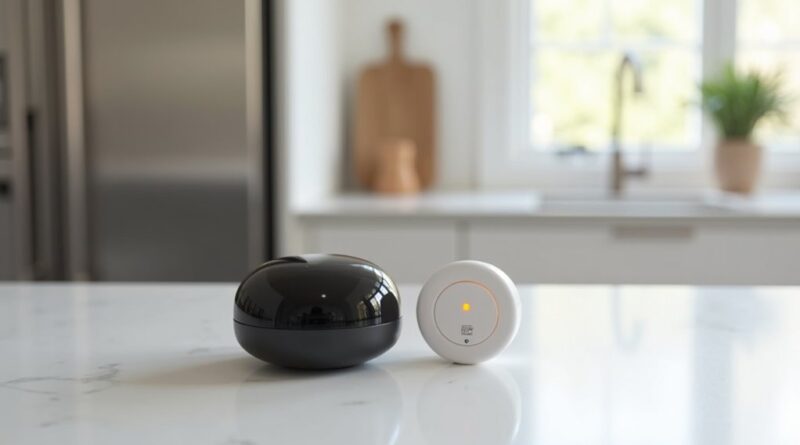 czujniki zalania i dymu Apple HomeKit