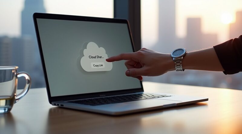 skrót udostępniania linku iCloud