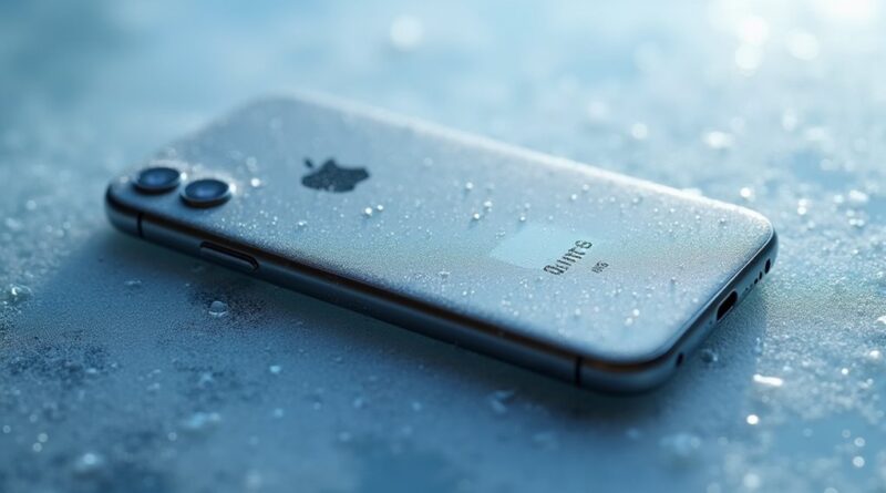degradacja zamrażania baterii iPhone
