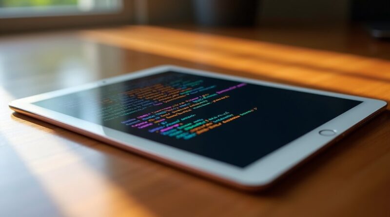 programowanie w języku Swift na iPadzie